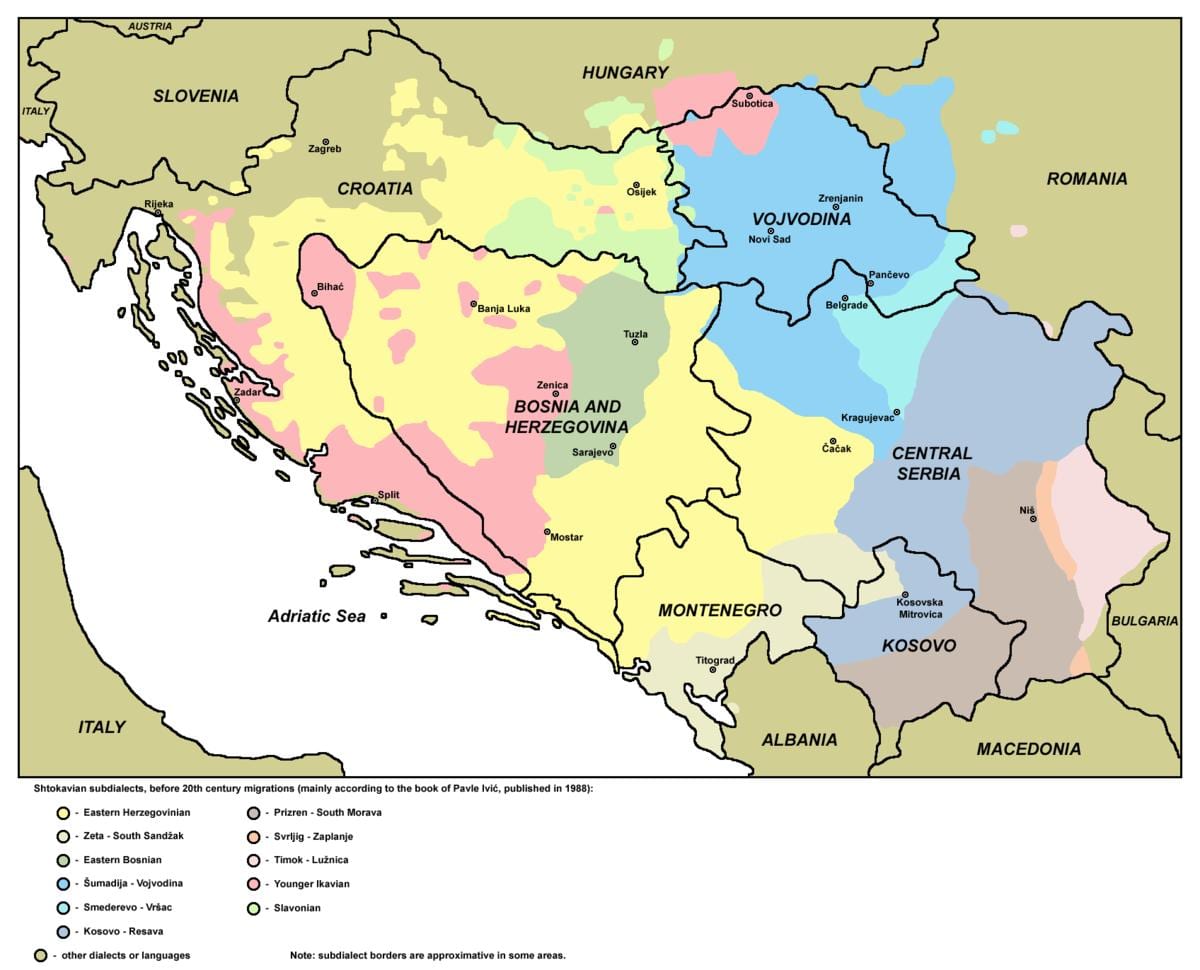 Mapa de hac Bòsnia