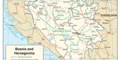 Bòsnia-Hercegovina mapa