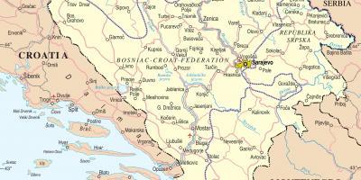 Mapa de Bòsnia