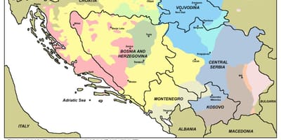 Mapa de hac Bòsnia 