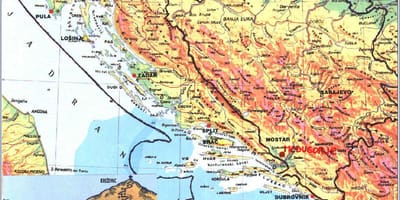 Mapa de medjugorje Bòsnia i Hercegovina